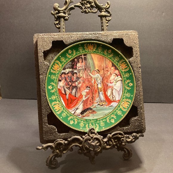 Limoges Plate Josephine et Napoleon "Sacre de Napoleon” Limited Collectors Plate